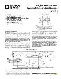 Datasheet OP227 производства Analog Devices